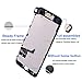 Full Assembly for iPhone 7 Screen Replacement 4.7 Inch LCD Touch Digitizer Display with Ear Speaker, Front Camera, Facing Proximity Sensor, Repair Tools A1660, A1778, A1779 (Black)