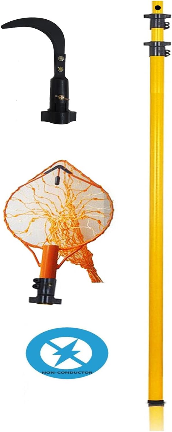 Festel Skytuch Frp Telescopic Pole with Coconut Plucker Fruit Picker (7