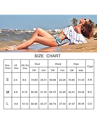 Trajes de baño de talle alto para dama, Conjuntos de bikini con tiras y tirantes con lunares y volantes