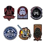 Star Wars Jewelry Unisex Adult Character Pack Pin Set of 6, Multicolor, One Size