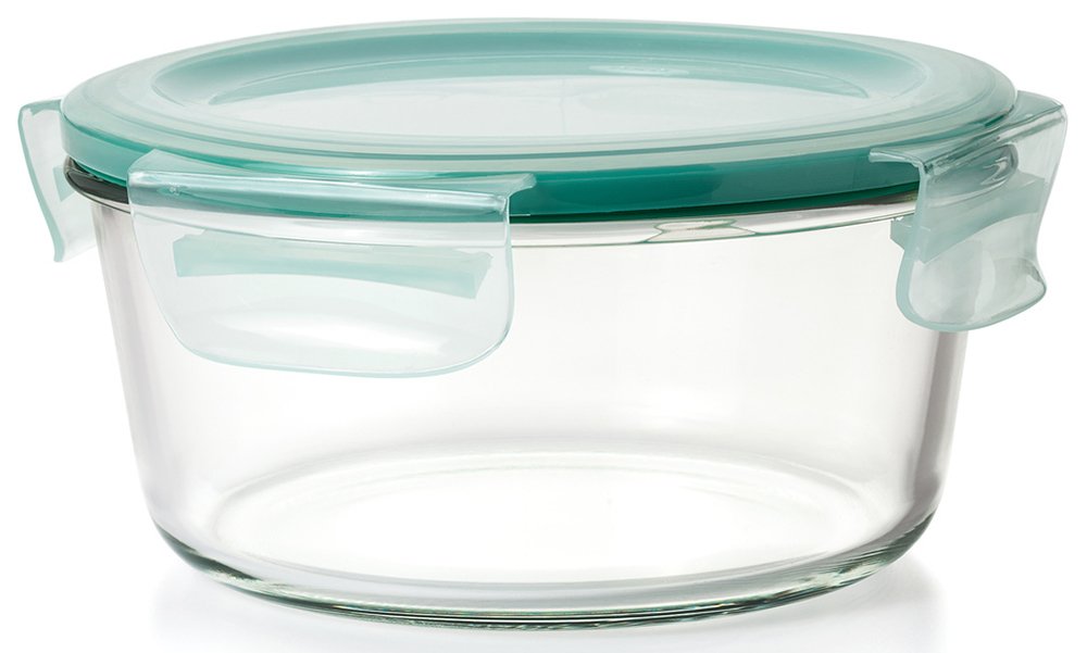 Photo 1 of OXO Good Grips 7 Cup Smart Seal Glass Round Airtight Food Storage Container