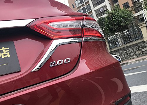 Beautost Fit For Toyota New Camry 2018 Chrome Tail Light Lamp Cover Trims