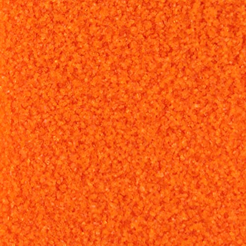 Hobbyland All Natural Sanding Sugar (Orange Sugar, 4 oz) Made with Natural Food Coloring