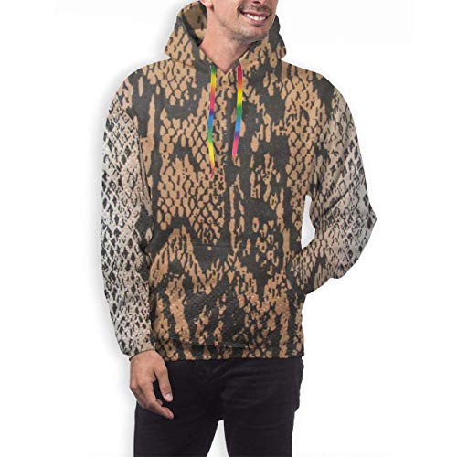 515kbwqyPWL Hangdachang Sudadera con Capucha para Hombre Sudadera con Estampado de Piel de Serpiente Sudadera con Capucha Casual… Hangdachang Sudadera con Capucha para Hombre Sudadera con Estampado de Piel de Serpiente Sudadera con Capucha Casual… - Imagen 4