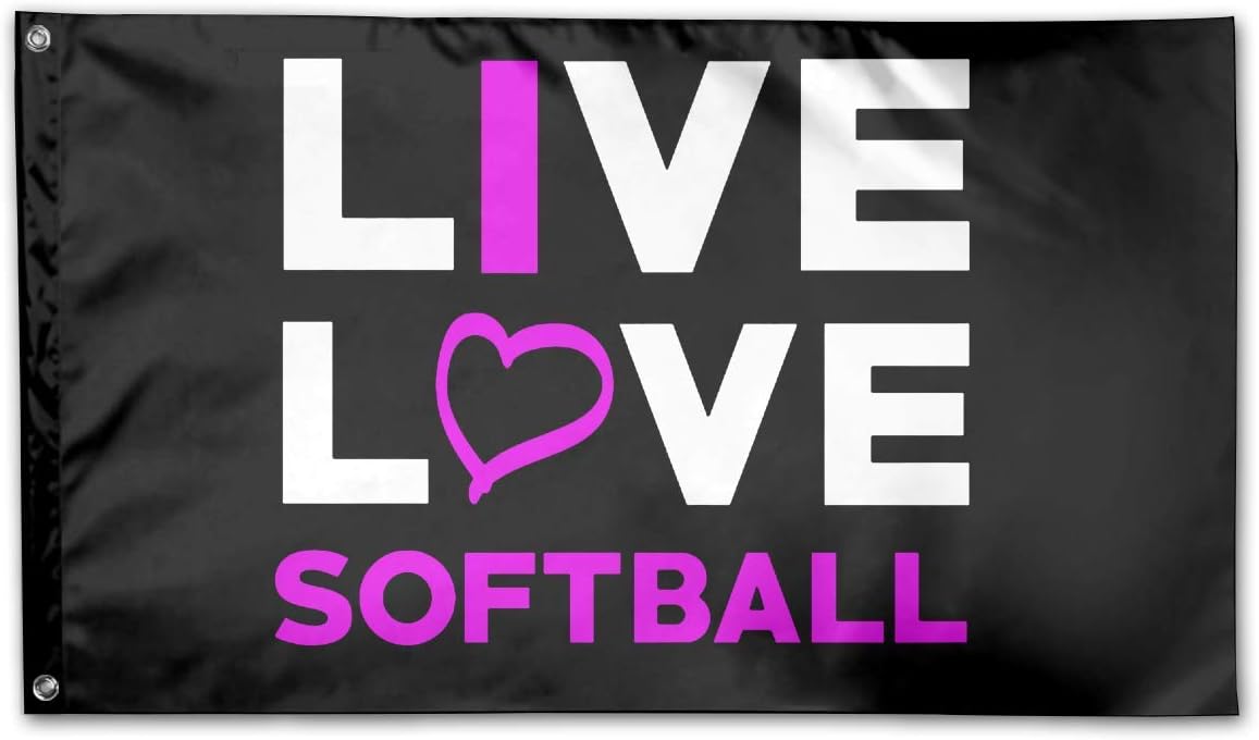 Best Softball Garden Flag