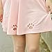 Focal20 Cat Design Suspender Skirt Cat Embroidery Dress Pad Hollow Out Princess Sleeveless Skirt Lolita Skirt
