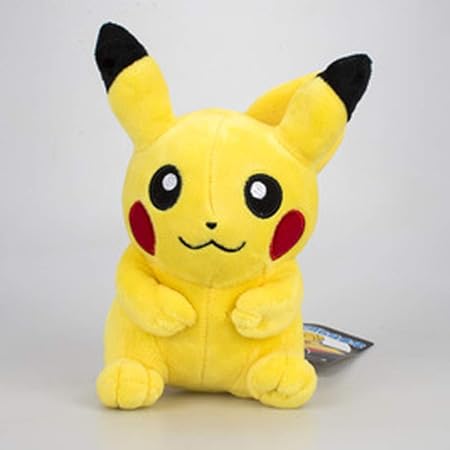 LICCC Modelo de Dibujos Animados Pokemon, Pikachu muñecos de Peluche, Escritorio Decoración, 20cm (Color : B): Amazon.es: Hogar