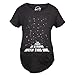 Maternity Force is Strong Funny Pregnancy T Shirt Graphic for Expecting Mothers Funny Graphic Maternity Tee Funny Movie T Shirt Funny Maternity Shirts Black XL