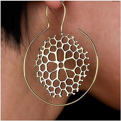 Golden Helix Earrings Vintage Heart Shape Cuff Earrings for Women