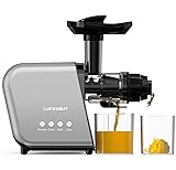 Slow Juicer Carrot Ginger, 250W Cold Press Juicer