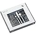 WMF Miami Cutlery Set Cromargan 18/10 Stainless Steel Brushed (24-Piece Cutlery Set for 6 People)