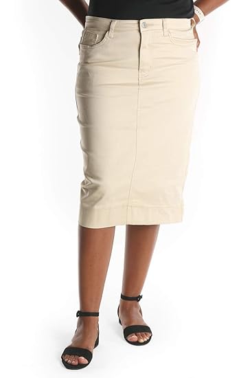 jade mackenzie colored denim skirts