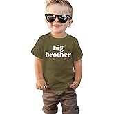 SOFEON Big Brother Shirt for Toddler Baby Boy Promoted to Big Brother Announcement T-Shirt Kids Summer Short Sleeve Tees