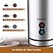CHULUX Electric Milk Frother,Warmer and Heater 3-in-1 with Whisks,Soft Foam for Coffee,Cappuccino,Latte and Hot Chocolote,Auto Shut-Off and Strix Temperature Control