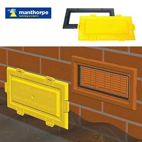 Airbrick flood water defence Protection cover and Blue / Black frame Air Brick Amazon.co.uk