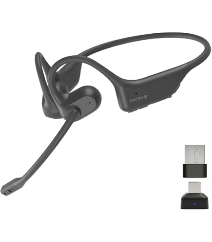 Nuroum OpenEar Pro2 Bluetoothイヤフォン Amazon.com: NUROUM OpenEar Pro Headphones with Mic, ENC Noise