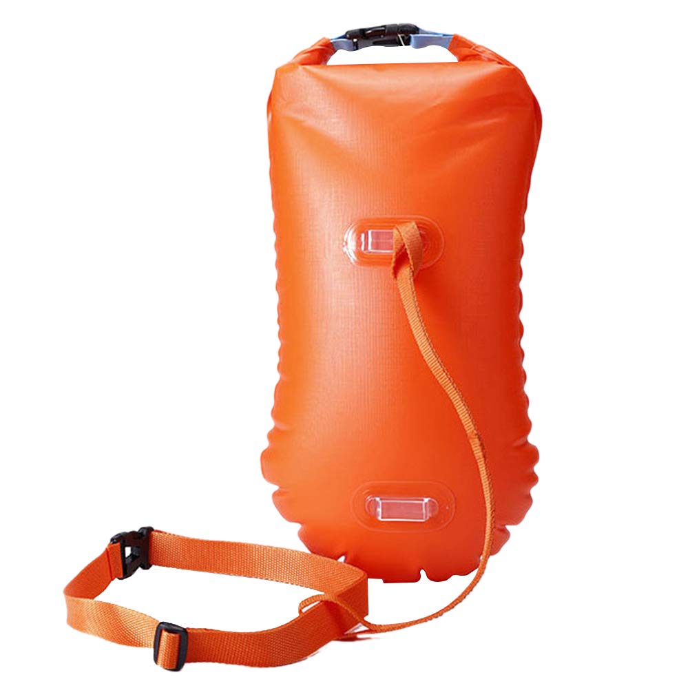 Swim Buoy Waterproof Safety Light Float Swiming Bag Open Water Swim Buoy Float for Safe Training and Racing