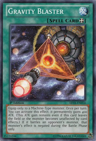 Yu-Gi-Oh! - Gravity Blaster (ABYR-EN054) - Abyss Rising - Unlimited Edition - Common