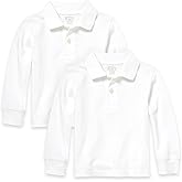 The Children's Place Baby Boys' Uniform Pique Polo Shirt 2 Pack