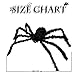 Kearui Halloween Decorations, Outdoor Indoor Halloween Spider Hairy Poseable Scary Spider Tarantula for Patio Yard Garden House Decorations, 4 ft / 125 cm