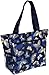 Women's Beach Shopper Tote Bag (Blue Butterfly)