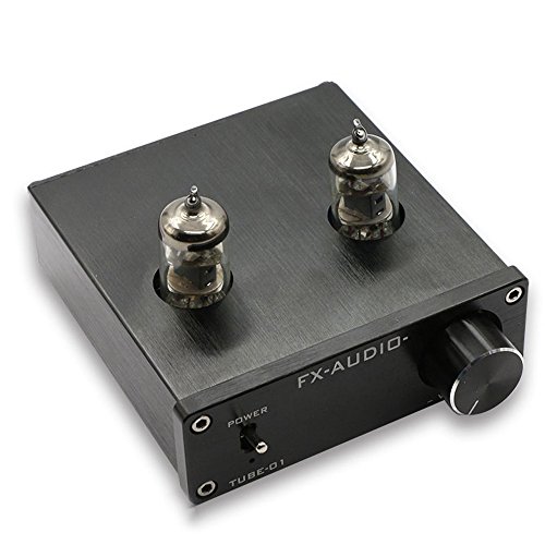 FX Audio TUBE01 6J1 Tube Buffer HiFi Preamplifier (Black) Tube