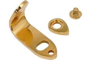 DEEVOKA Brass Saxophone Thumb Hook Rest Support Multifunctional Lightweight Portable for Alto/soprano/tenor Saxophone Parts, 3pcs