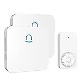 SECRUI Doorbell, 2 Receiver Wireless Doorbell with