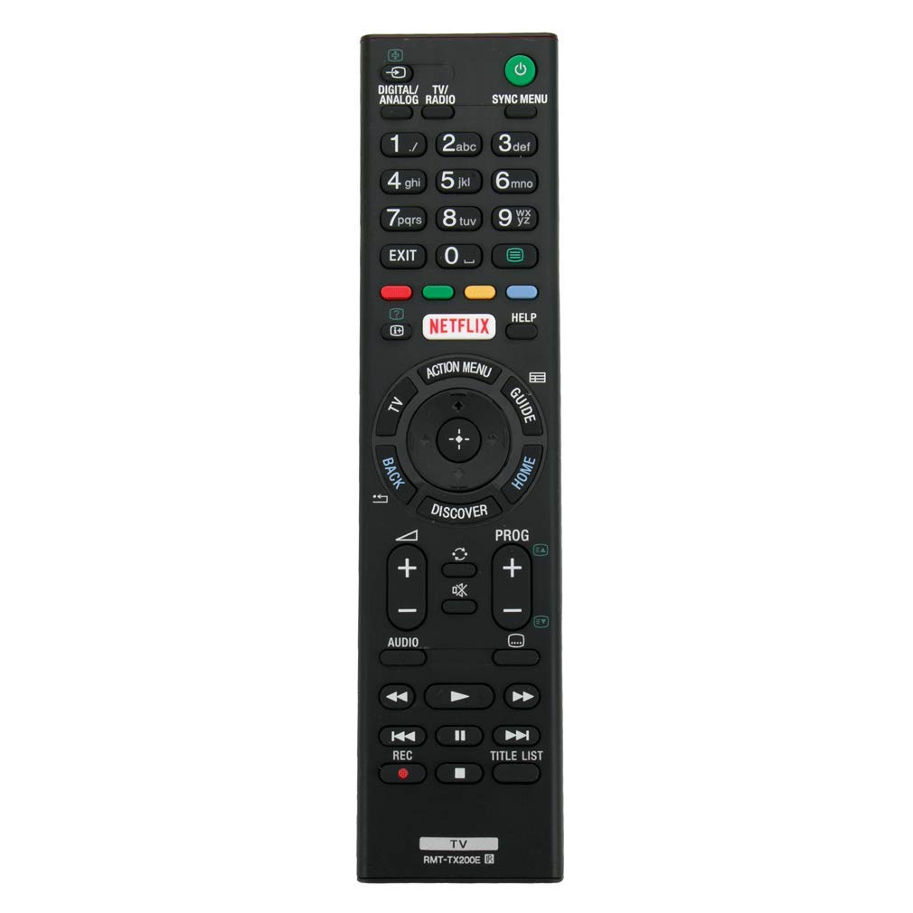 VINABTY RMT-TX200E Replace Remote Control fit for Sony TV Bravia KD-49XD7004 KD-49XD7005 KD-55XD7005 KD-55XD7004 KD-65XD7505 KD-43X8000D KD-49X7000D KD-55X7000D KD-65XD7504