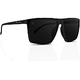 NEVEN Men's Polarized Sunglasses - Chic Rectangular Glasses - UV Protection Glasses for Coastal Activities.