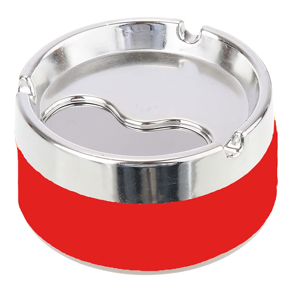 Portable Ashtray with Spinning Lid Gift Decoration Ash Tray for Living Room Office Indoor Outdoor