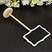 12 Piece Mini Rectangle Blackboard Vintage Chalkboard Place Card Holder Stand for Dessert Table WordPad Message Board Holder Clip For Wedding