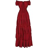 GOLDSTITCH Women Renaissance Dress Pirate Peasant Wench Irish Costume Medieval Halloween Dress