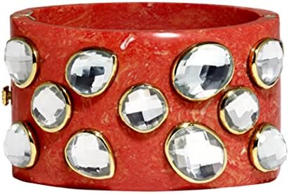 Mela Artisans MABG024 Harvest Moon in Bangle, Coral