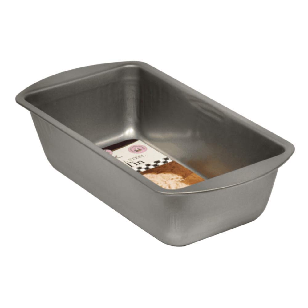 Queen of Cakes Traditional Steel LOAF TIN, Silver