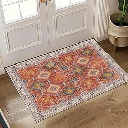 CAPALOCA 2x3 Area Rug Bohemian Rugs with Print