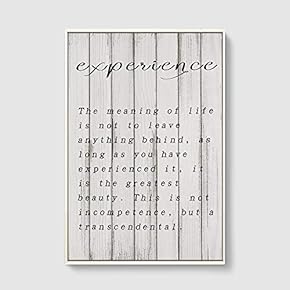 Framed Canvas Home Artwork Decoration Vintage Wood Canvas Wall Art for Living Room, Bedroom - 16x24 inches