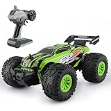 Gizmovine RC Car Toys, Remote Control Monster Truck with 2.4GHz Radio Controlled Vehicle Off Road Remote Control Car for Kids and Adults 1/18 Scale (Green)