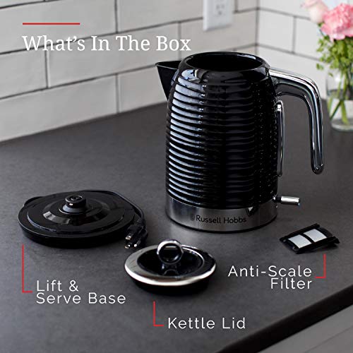 Russell Hobbs KE4200BR Coventry 1.7L Electric Kettle, Black The Home