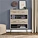Ameriwood Home Landon Bookcase with Bins, Weathered Oak