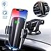 Moskee Wireless Car Charger Mount,Automatic Clamping,Qi 10W 7.5W Fast Charging,Air Vent Phone Holder Compatible with iPhone 11 11 Pro Max Xs MAX XS XR X, Miyababy Samsung Galaxy (Black)