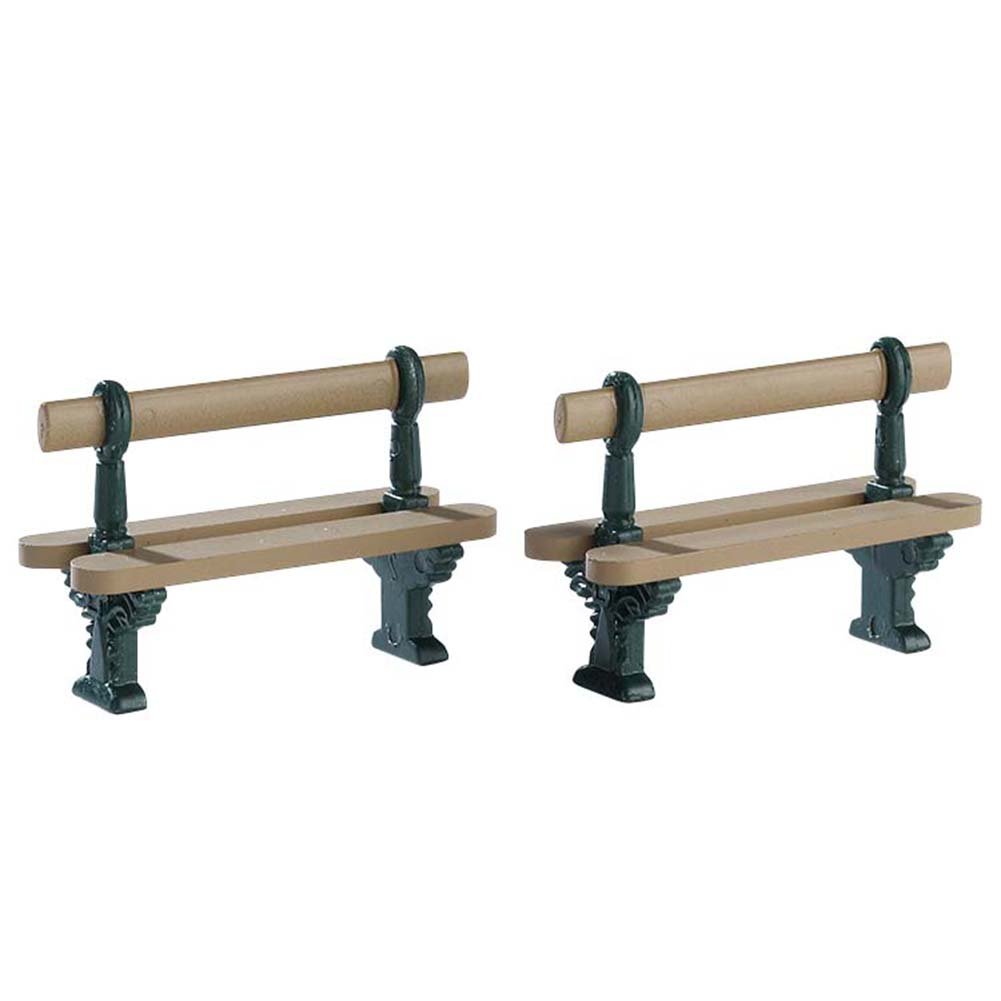 Lemax - Christmas Village - Accessory: Double Seated Bench (Set of 2)