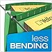 Pendaflex SureHook Reinforced Hanging Folders, Legal Size, Bright Green, 1/5 Cut, 20/BX (6153 1/5 BGR)