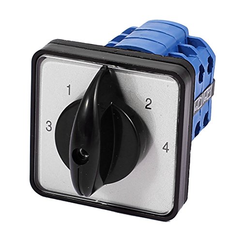 uxcellÂ® Ith 20A 5 Position 12 Terminals Rotary Cam Combination Switch