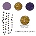 Wartoon 43 Pcs Paper Pom Poms Flowers Tissue Balloon Tassel Garland Polka Dot Paper Garland Kit for Birthday Wedding Party Decorations - Purple and Lavender，White for Mother's Day