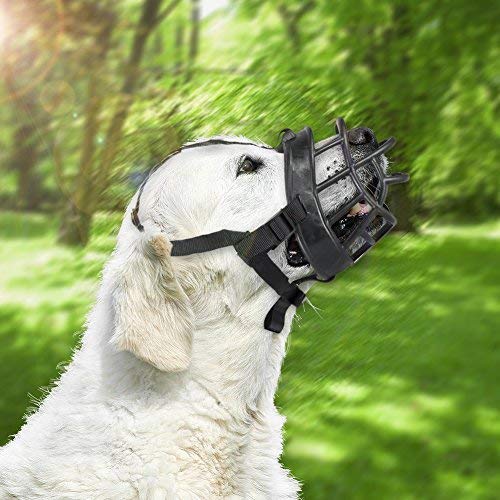 Buy Openuye Soft Rubber Dog Basket Muzzle, Quick Fit Dog Muzzle for