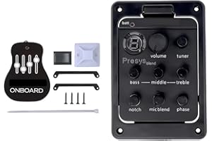 Jalzdieod For Fishman 301 Electric Box Equalizer Presys EQ Equalizer Piezo Pickup Tuner EQ Parts