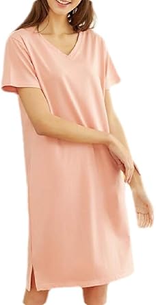 plain pink nightdress