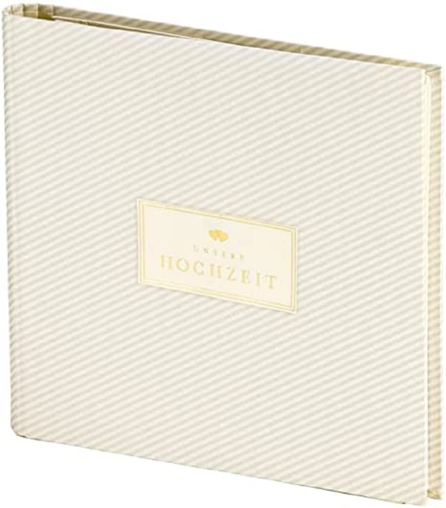 Rössler 18777190106 - Photo/Guest Book "Our Wedding", 60 Off-White Pages, 230 x 220 mm, 1 Piece