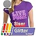 SISER GLITTER Heat Transfer Vinyl (Tshirt HTV) 20